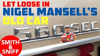 Driving Nigel Mansells Mercedes 560 SEC [upl. by Tengler]