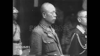 Surrender in the Philippines of General Tomoyuki Yamashita  The quotTiger of Malayaquot  September 1945 [upl. by Valonia]