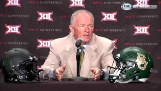 2016 Big 12 Media Days Baylor coach Jim Grobe [upl. by Sandra495]