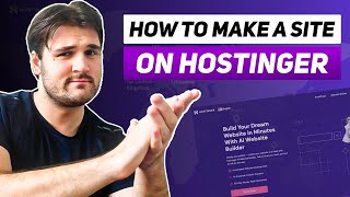 How to Make a Site on Hostinger Using a Free Domain Tutorial [upl. by Clausen]