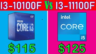 Intel I310100F Vs I311100F  12 Game benchmark in 4K [upl. by Laertnom]