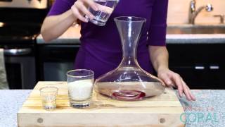 The Domestic Geek How to Clean A Decanter [upl. by Ahcim]