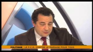 Le 78  JeanFrédéric Poisson député la 10e circonscription contre quotLe mariage pour tousquot [upl. by Anual]