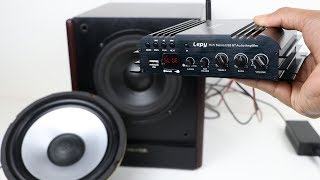 68W 19V HiFi Digital Stereo Bluetooth Amplifier Unboxing [upl. by Nwadrebma]