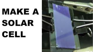 Make a Solar Cell  TiO2Raspberry based [upl. by Darwen]