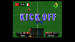 International Superstar Soccer 64 N64 RetroArch Turkey vs Italy TK1 [upl. by Ripley]