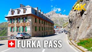 Legendary Furka Pass one of the most impressive Alpine crossings in Switzerland [upl. by Rybma158]