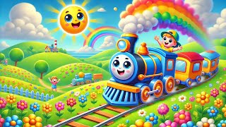 Choo Choo Train Song  Kids Songs  Baby Kids  Bongomelon1 Nursery Rhymes amp Kids Songs [upl. by Fonville]