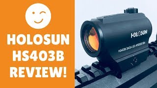 🤔 Holosun HS403B Review Handy Little Red Dot Under 200 Bucks [upl. by Erodavlas]