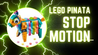 Lego Pinata 40644 Stop Motion Movie Aufbau [upl. by Tedda]