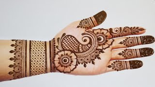 Raksha bandhan mehndi design easy Beautiful mehndi designsmehandi ka design mehandi mehndihenna [upl. by Jerrol]