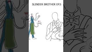 SLENDER BROTHER EP5 l shorts shortvideo sirenhead art วาด gaming drawing animation games [upl. by Drofwarc291]