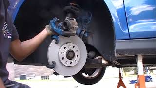 VW MK5 Front Rotors and Pads Removal and Install PART 2 [upl. by Ecinert390]