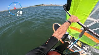 Windsurfing Terschelling 07 Aug 2024 Light Wind session to Seals [upl. by Formica]