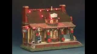 Lemax Christmas Village East Lake Station [upl. by Bearce]