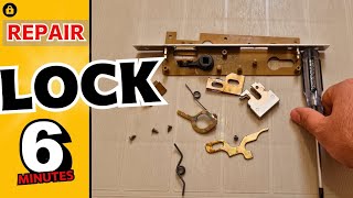 repair and install door lock whats inside a door lock💯✌️ [upl. by Shulock725]