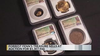 Forrest Fenns buried amp found treasure nets over 1 million in auction sales [upl. by Ahsa]