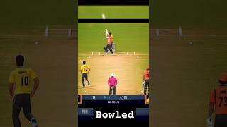 One degree two degree and clean bowled☠️ cricket realcricket foryou batsman minorleaguecricket [upl. by Gay]