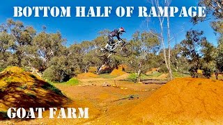 RAMPAGE BOTTOM HALF Goat Farm Mountain Bike Park [upl. by Erfert]