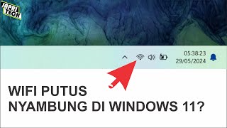 3 Cara Mengatasi Wifi Putus Nyambung di Windows 11 [upl. by Marquis704]