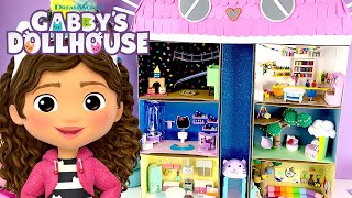 Crafting a Mini Gabbys Dollhouse  GABBYS DOLLHOUSE [upl. by Medea106]