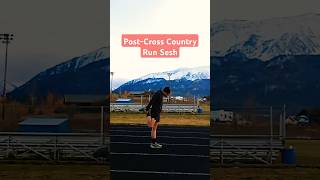 Postcross country track session running trackrunning speedwork shorts [upl. by Olette273]