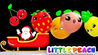 CHRISTMAS Fruit PARTY  Baby Sensory  Sensory video for babies [upl. by Bendicty]