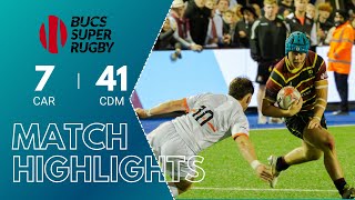 Cardiff Clash  Mens Rugby Extended Highlights [upl. by Postman]