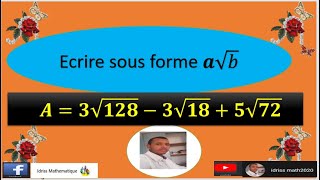 exercice corrigé N° 5 racine carré apic 3 [upl. by Amado]