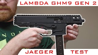 Lambda Defence GHM9 Gen2 GBBR  The Jaeger Test [upl. by Meerak36]