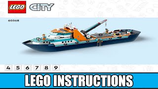 LEGO Instructions  City  60368  Arctic Explorer Ship Book 4 [upl. by Ihculo]