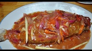 Escabeche Sweet and Sour Fish Filipino Recipe Truly Lutong Pinoy  Free Filipino Recipe [upl. by Allan]