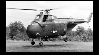 Flying the Sikorsky H19 Chicasaw Helicopter Restored 1956 [upl. by Kester]