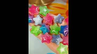 The Star Candy is here The fruit flavor is mixed with soda It’s a beautiful and delicious candy [upl. by Fesuoy]