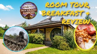 Full Room Tour Breakfast amp Review  Woodland Lodge Enchanted Village at Alton Towers Resort [upl. by Boylston141]