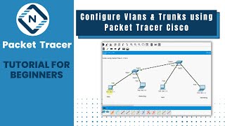 Configure Vlans and Trunks using Packet Tracer Cisco  Packet tracer  Networkforyou [upl. by Noelc872]