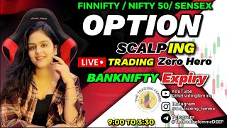 LIVE TRADING BANKNIFTY EXPIRY ZERO HERO 30 OCT thetradingfemme nifty50 banknifty livetrading [upl. by Etireugram]