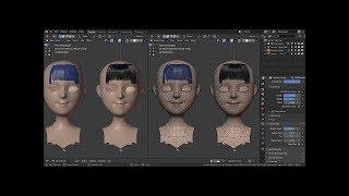 Creating Hair from Curve and Geometry in Blender 280 part 2 [upl. by Marino]