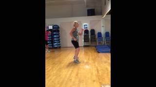 Gold Dance Fitness Balance Song to Cheerleader by Omi [upl. by Atnek]