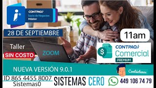 CONTPAQi Comercial Premium 901 Nueva Versión Mayor 2023 [upl. by Rozalin]