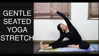 Gentle Seated Yoga Stretch for All Levels  30 Minutes [upl. by Nanda628]