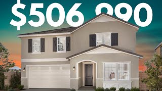 GORGEOUS New Homes For Sale NEAR MENIFEE CA  Brisa at Nuevo Meadows  KB Homes  Home Tour [upl. by Azitram]