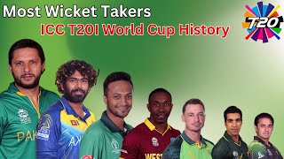 Most Wicket Takers In ICC T20I World Cup History [upl. by Marlette]