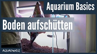 Warum sollte man den Bodengrund beim Aquascaping aufschütten  Aquarium Basics [upl. by Alyar413]