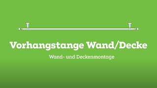 mömax Montageanleitung  Vorhangstange WandDecke Wand amp Deckenmontage [upl. by Xuagram]