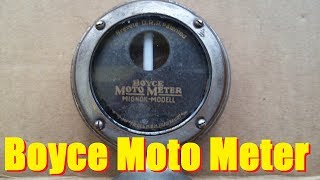 Boyce Moto Meter  Hood Ornament  Radiator Cap [upl. by Ahsekam651]