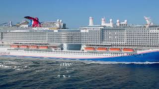 🛳️Carnival Cruise Mardi Gras Ship🌊cruiselifetravellifecarnivalmardigras 🛳️ [upl. by Coffeng]