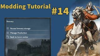 Quick Way to edit Menus  Artisan Workshop Mod 14  Bannerlord Modding Tutorial [upl. by Annmarie]