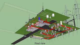 KANDAVA 11020 kV APAKŠSTACIJAS PĀRBŪVE [upl. by Zil]