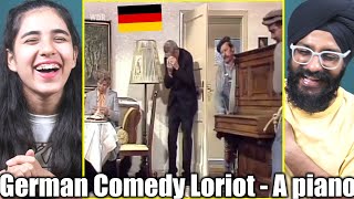 Indians React to German Comedy  Loriot  A piano [upl. by Ahtreb906]